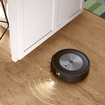 iRobot Roomba Combo j5 se zaměřuje na nejvíce znečištěná místa díky senzoru Dirt Detect