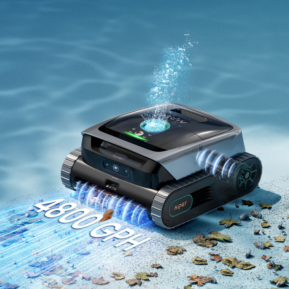 Čištění dna stěn a vodní linie Aiper Scuba V3