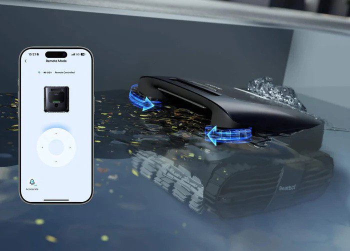 Oboustranný kartáčový systém Beatbot AquaSense 2 Ultra