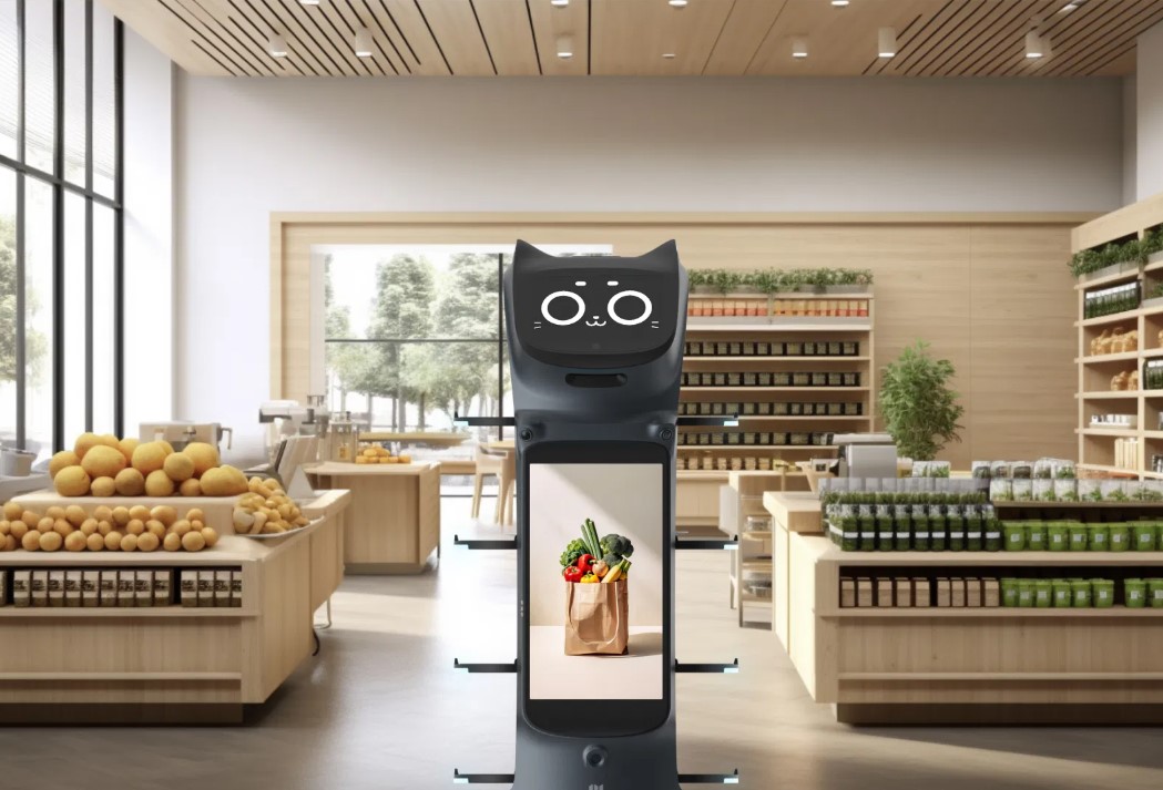 BellaBot Pro reklamní displeje