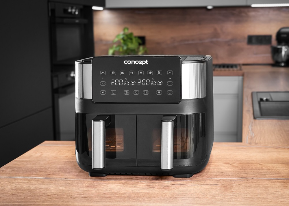Horkovzdušná fritéza Concept FR8000 DOUBLE