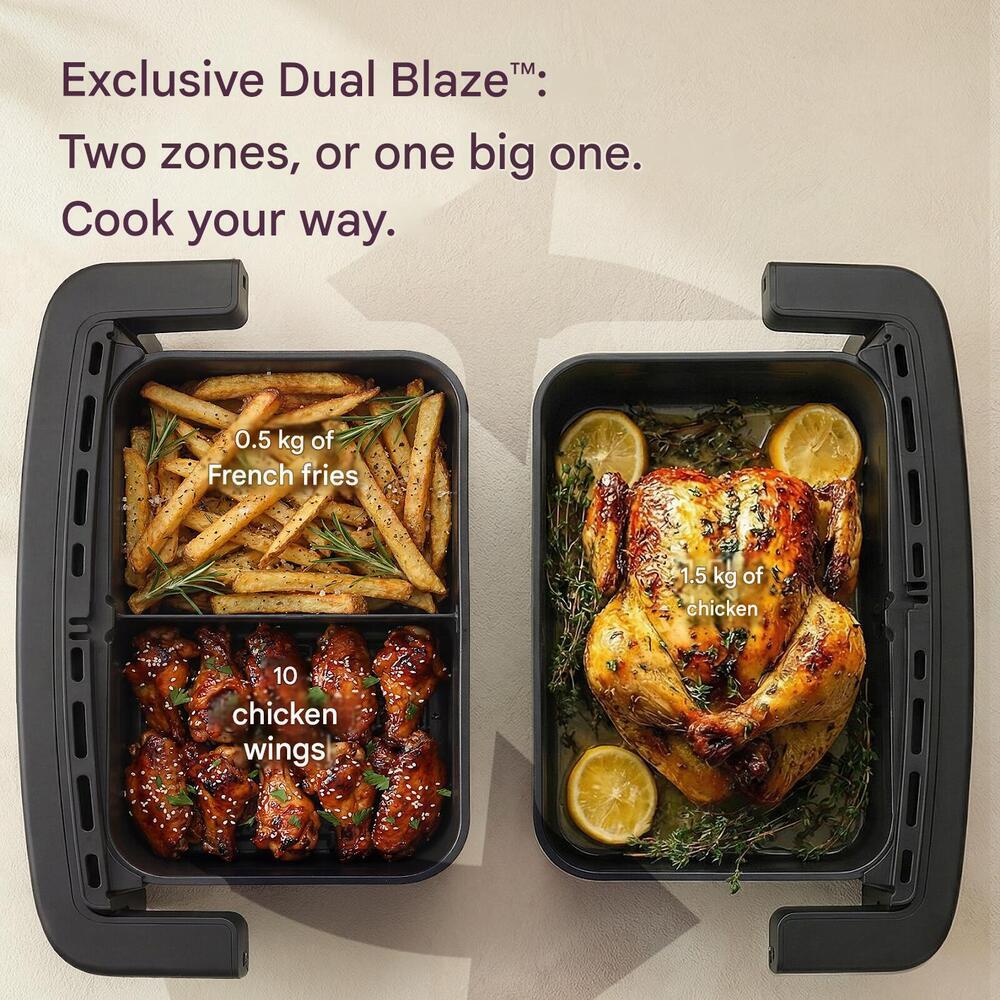 Dělitelný koš Cosori Dual Blaze Twin Fry Compact