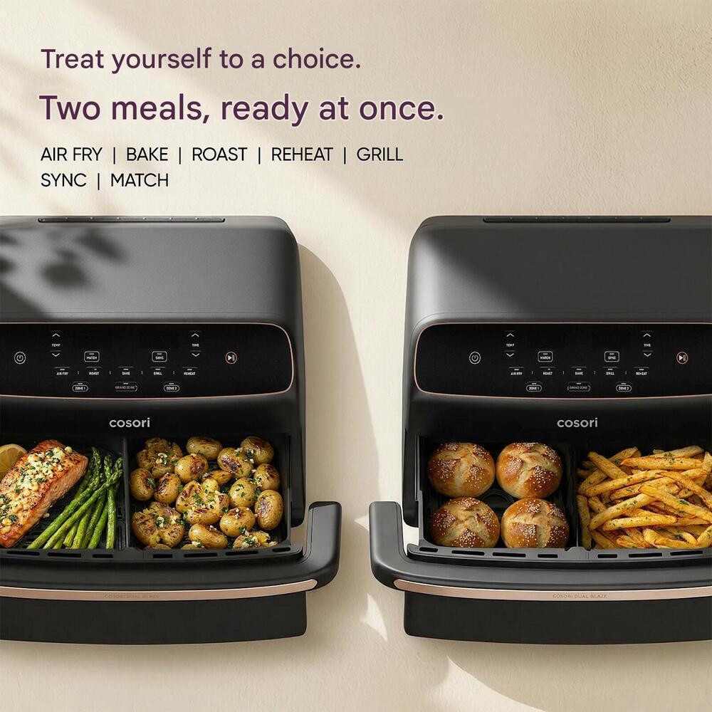 Programy Cosori Dual Blaze Twin Fry Compact
