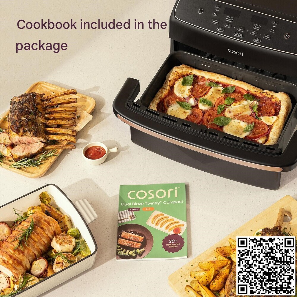 Recepty Cosori Dual Blaze Twin Fry Compact