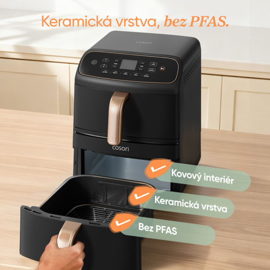 Keramická vrstva košů Cosori Turbo Tower Compact