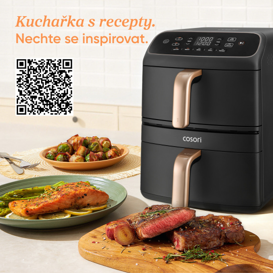Kuchařka s 20 recepty Cosori Turbo Tower Compact