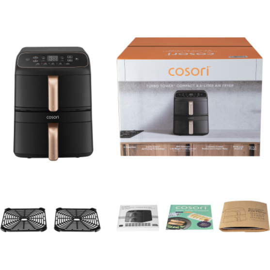 Obsah balení Cosori Turbo Tower Compact