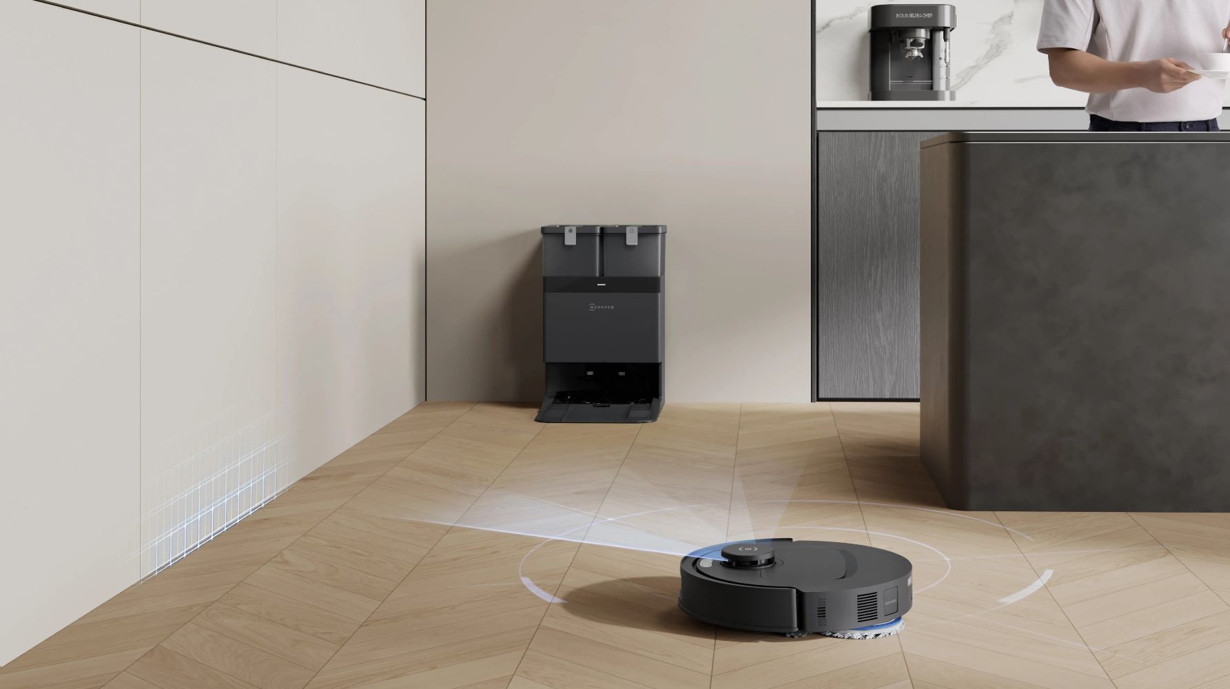 Inteligentní plánování trasy DEEBOT T30e OMNI