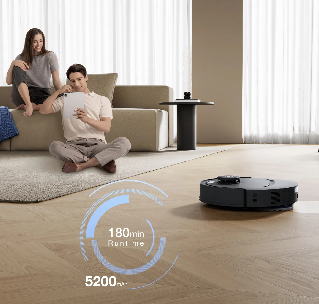 Výdrž baterie 180 minut DEEBOT T30e OMNI