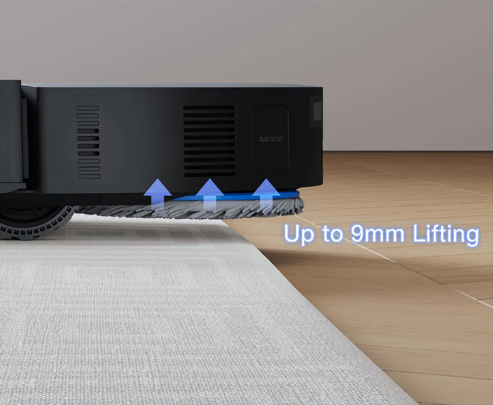 Automatické zvedání mopu na kobercích – DEEBOT T50 OMNI Gen3