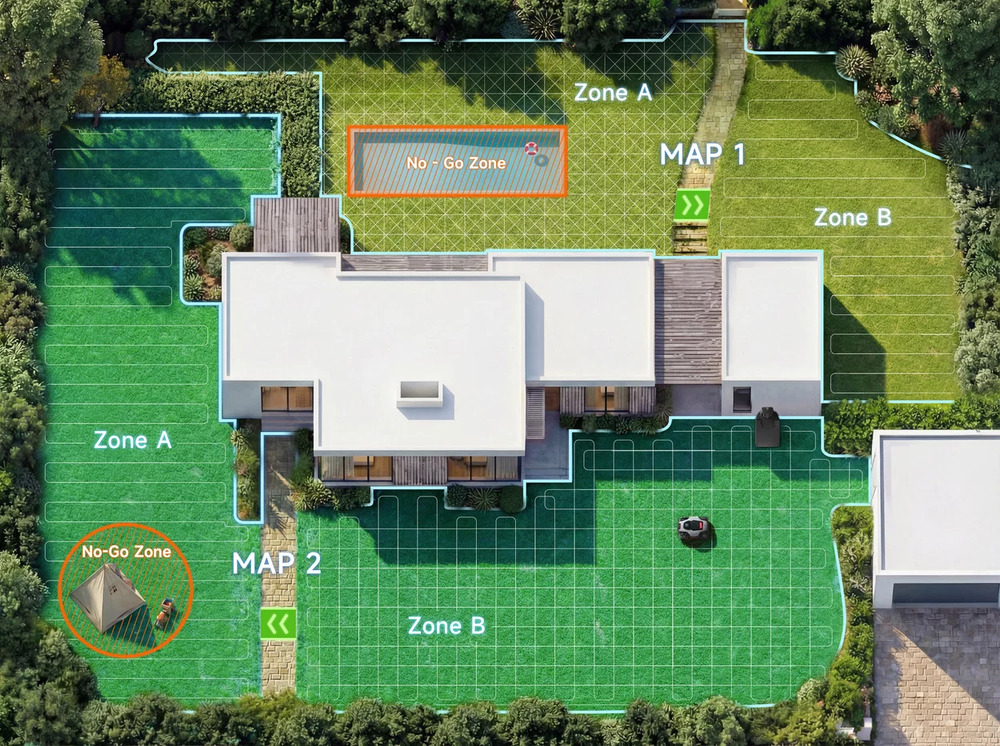 Smart ovládání a údržba Dreame A3 AWD 1000