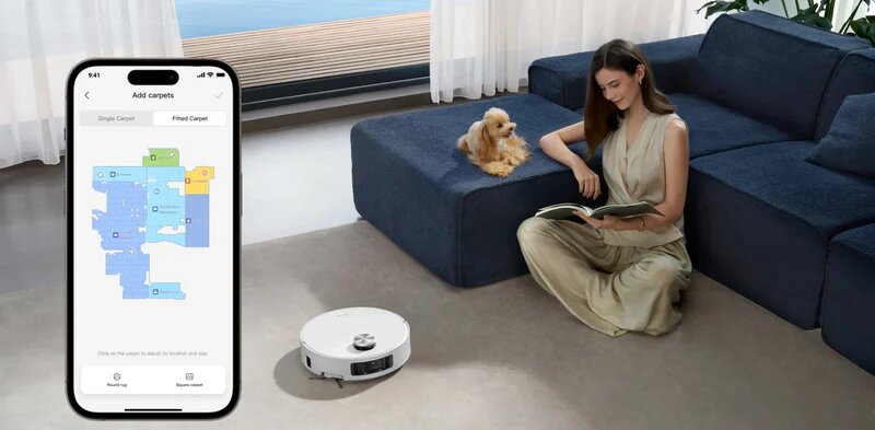 Pokročilé ovládání Dreame Aqua10 Roller