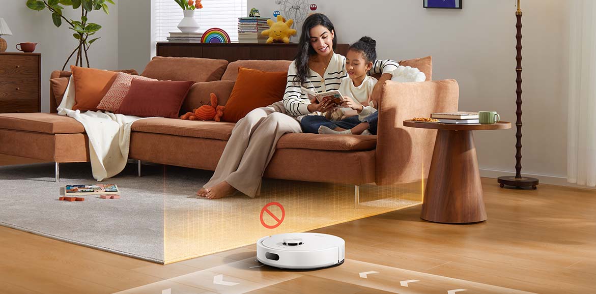 Inteligentní rozpoznání koberců Dreame F20