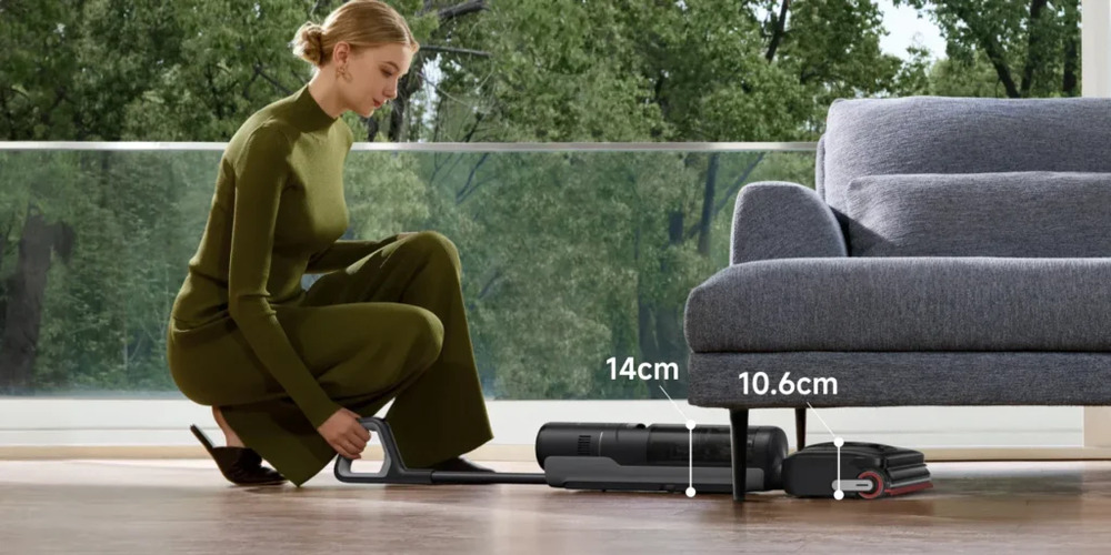 Sklopení 180 stupňů a 23000 Pa Dreame H15 Mix