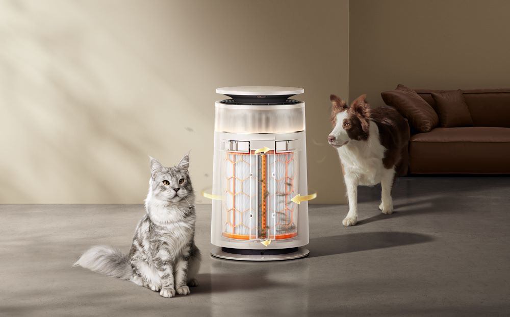Aktivní zachytávání chlupů bez údržby – Dreame PET AIR PURIFIER FP10