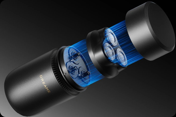 Magnetické uchycení pro snadnou údržbu – Dreame S7 Electric Shaver