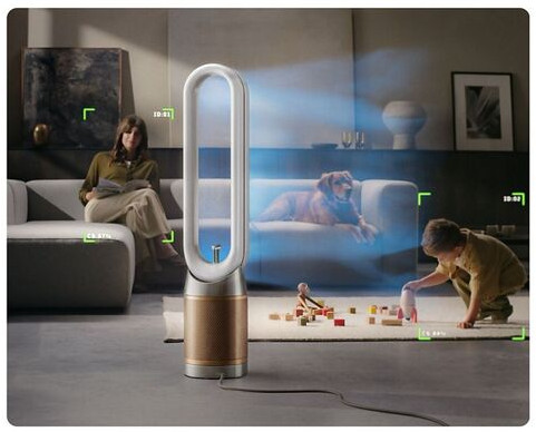 Rovnoměrně pro všechny v místnosti – Dyson Find+Follow Cool PC3 TP14