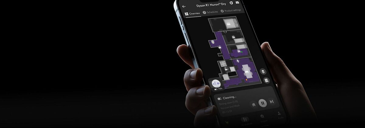 Úklid na míru v aplikaci MyDyson™ – Dyson R2 Nurovi Wash+Dry