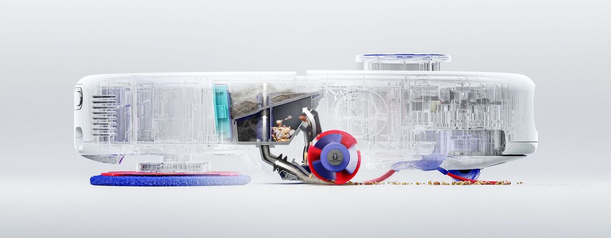 Sací výkon 21 000 Pa se systémem Twin-capture™ – Dyson R2 Nurovi Wash+Dry