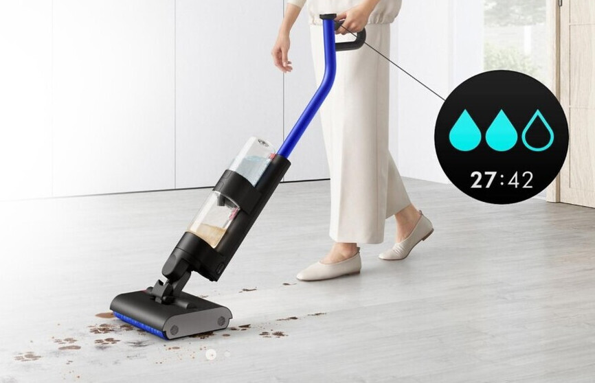 Dyson WashG1 - Zvolte úroveň zvlhčování vhodnou pro váš úklid