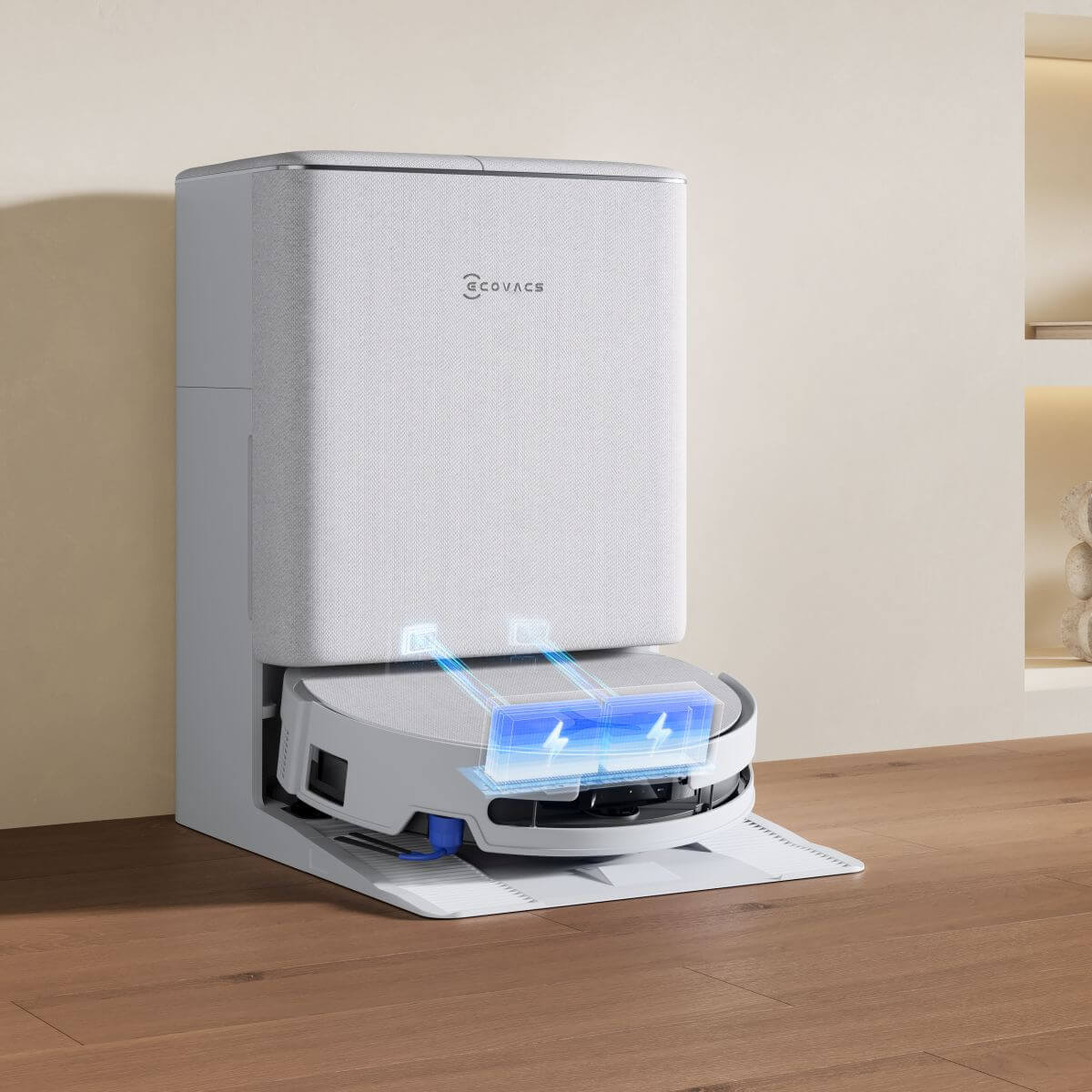 PowerBoost bleskové nabíjení ECOVACS DEEBOT T90 PRO OMNI
