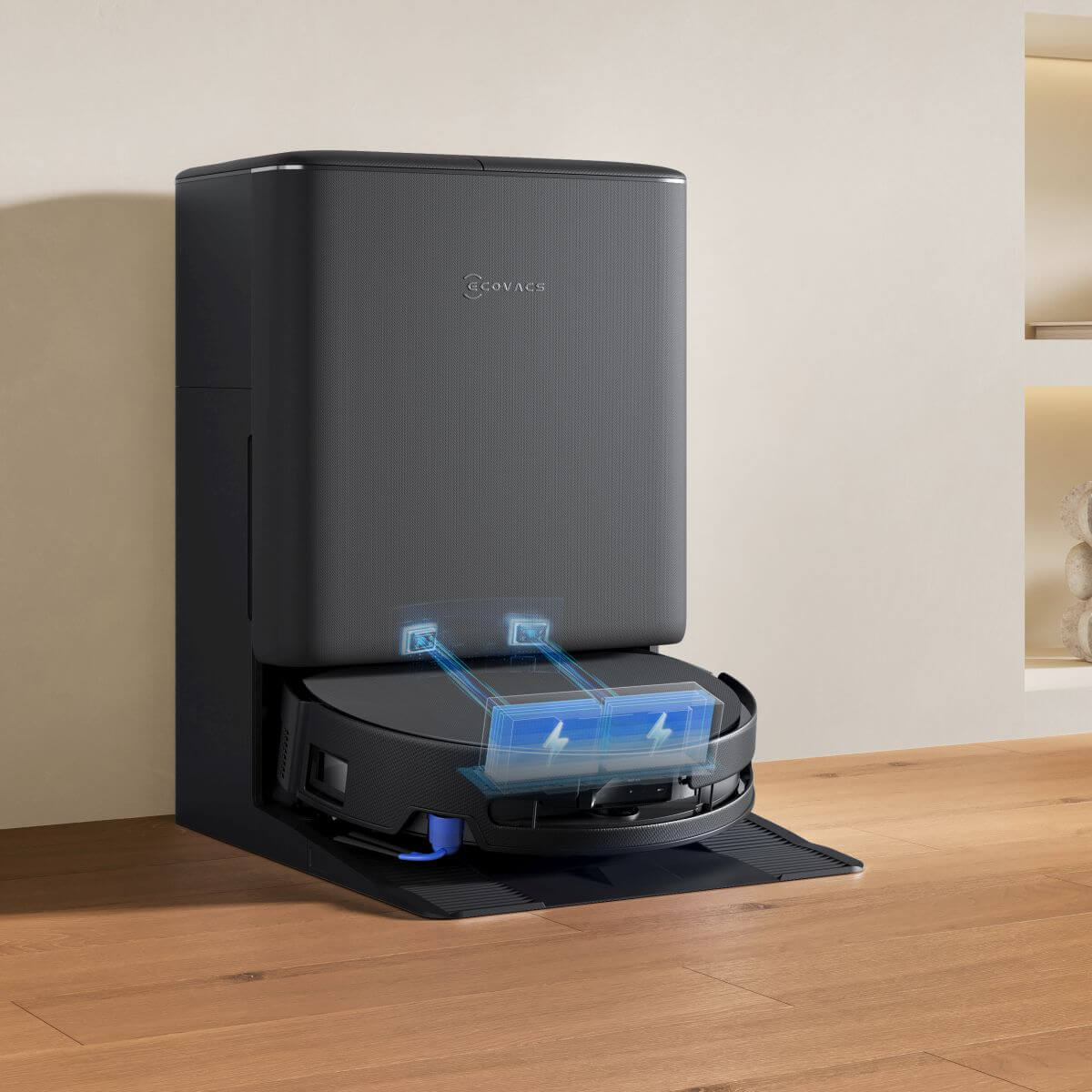 PowerBoost bleskové nabíjení ECOVACS DEEBOT T90 PRO OMNI