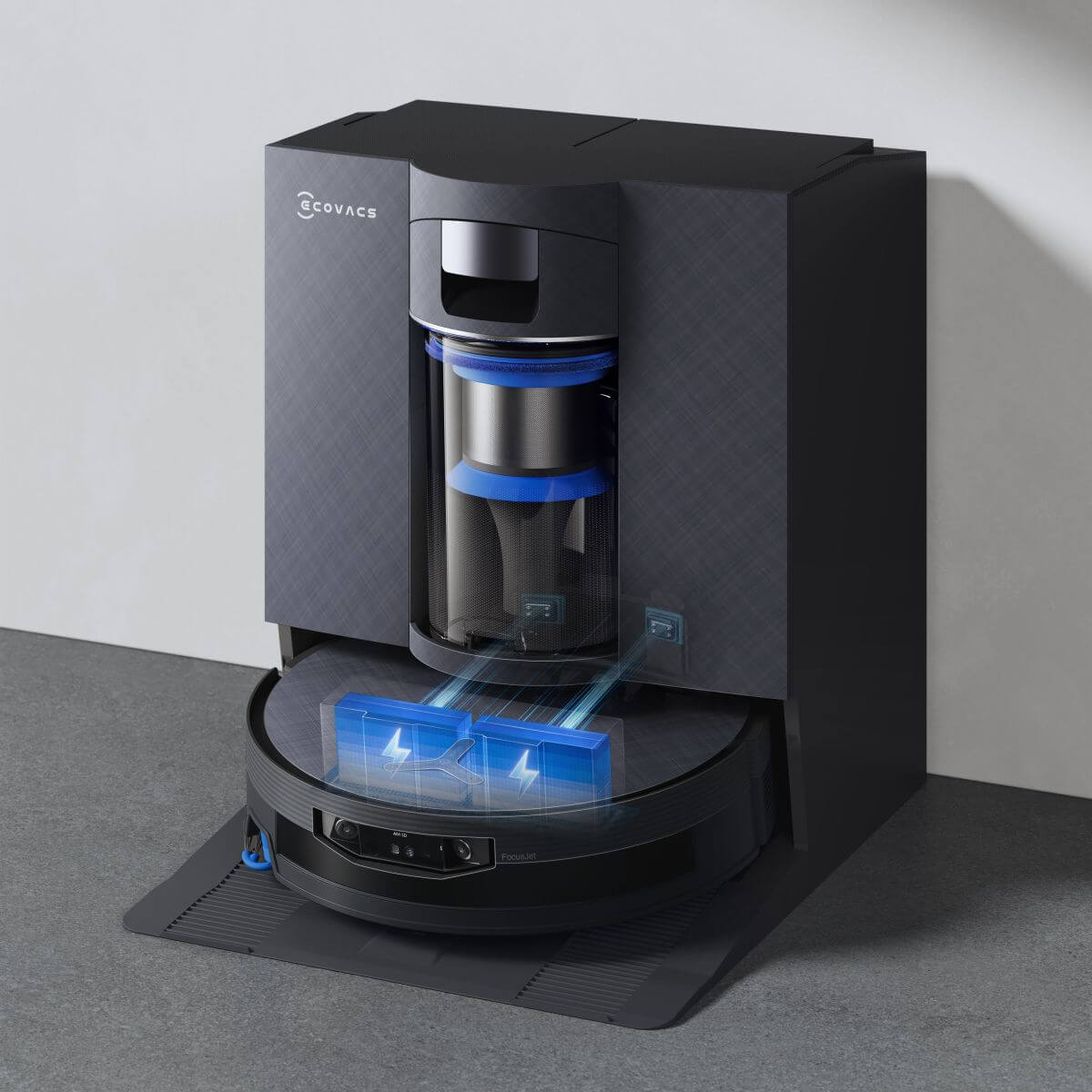PowerBoost Plus bleskové nabíjení ECOVACS DEEBOT X12 OMNICYCLONE