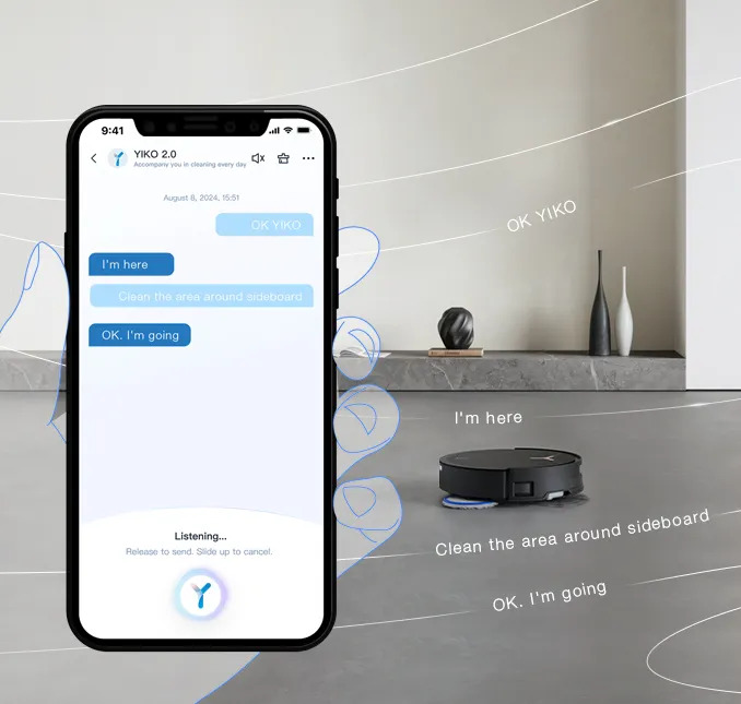Ovládání a konektivita Deebot T50 MAX PRO Omni