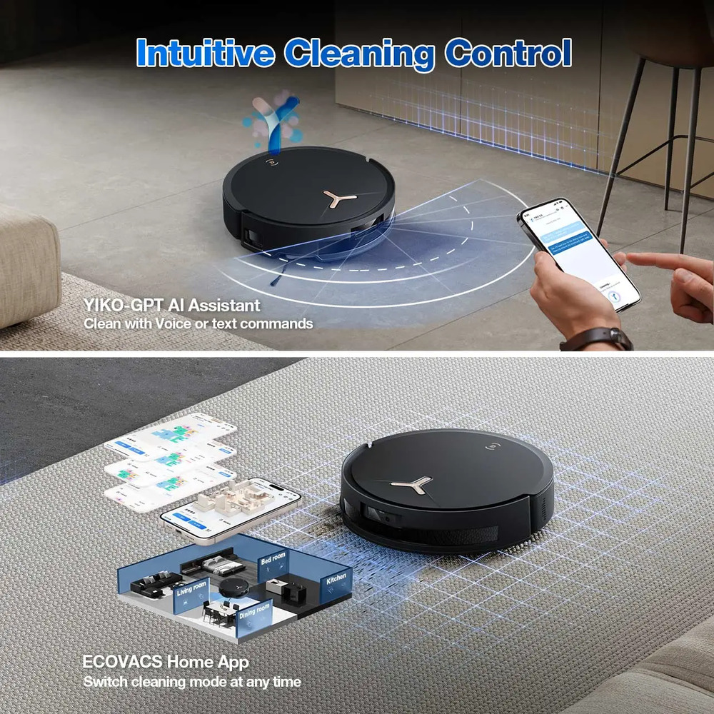 Mapování a navigace Deebot T50 MAX PRO Omni