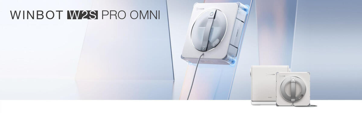 Čistá okna až po samý okraj – Ecovacs Winbot W2S PRO Omni