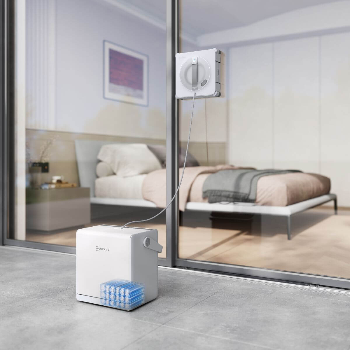 Baterie 4 500 mAh pro práci bez zásuvky – Ecovacs Winbot W2S PRO Omni
