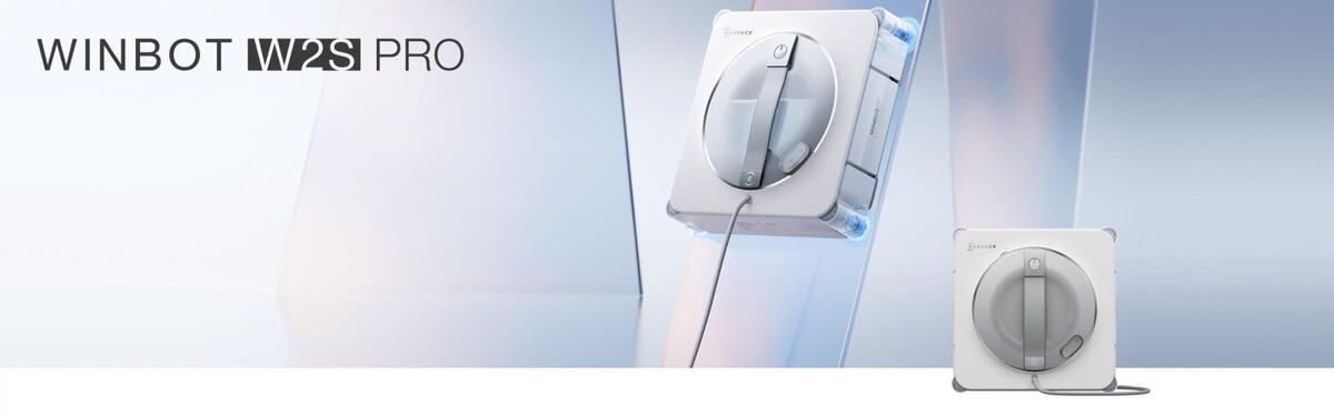 Robotický čistič oken, který vyčistí sklo až k okraji – Ecovacs Winbot W2S PRO