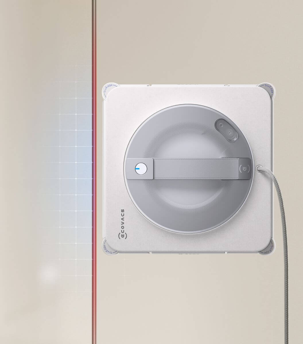 Senzory chrání robota před pádem – Ecovacs Winbot W2S PRO