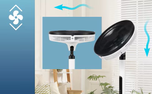 Ventilátor s 9 rychlostmi a 3 režimy