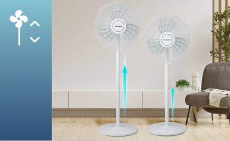Ventilátor s funkcí oscilace