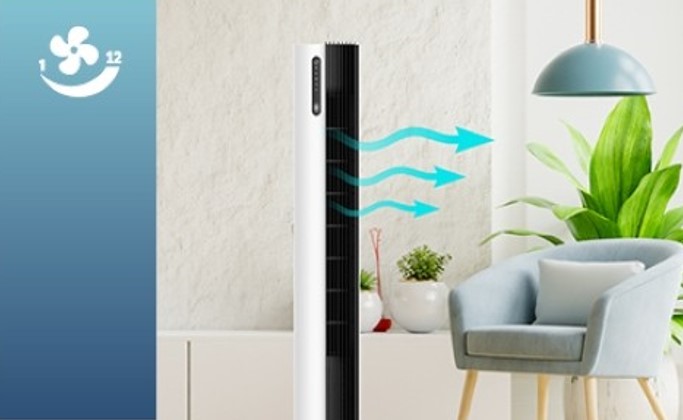 Ovládací prvky ventilátoru HTF-LDC30WH