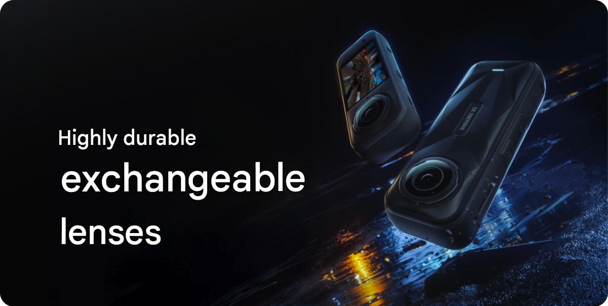Vyměnitelné čočky – Insta360 X5 Essentials Bundle