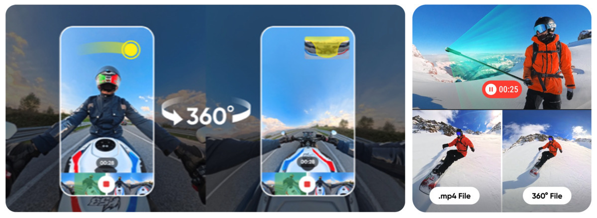 Snadná editace 360° videa – Insta360 X5 Essentials Bundle