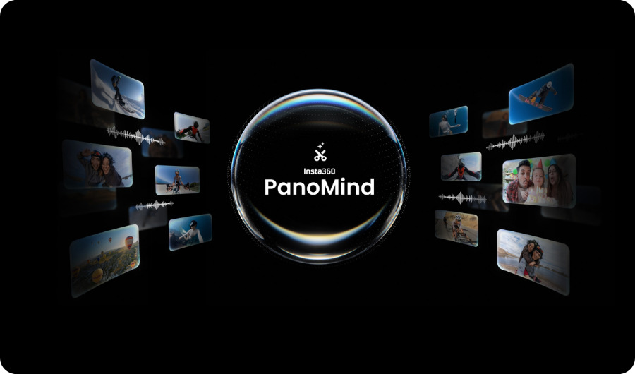 Insta360 PanoMind a AI Director – Insta360 X6 Essentials Bundle Midnight Black
