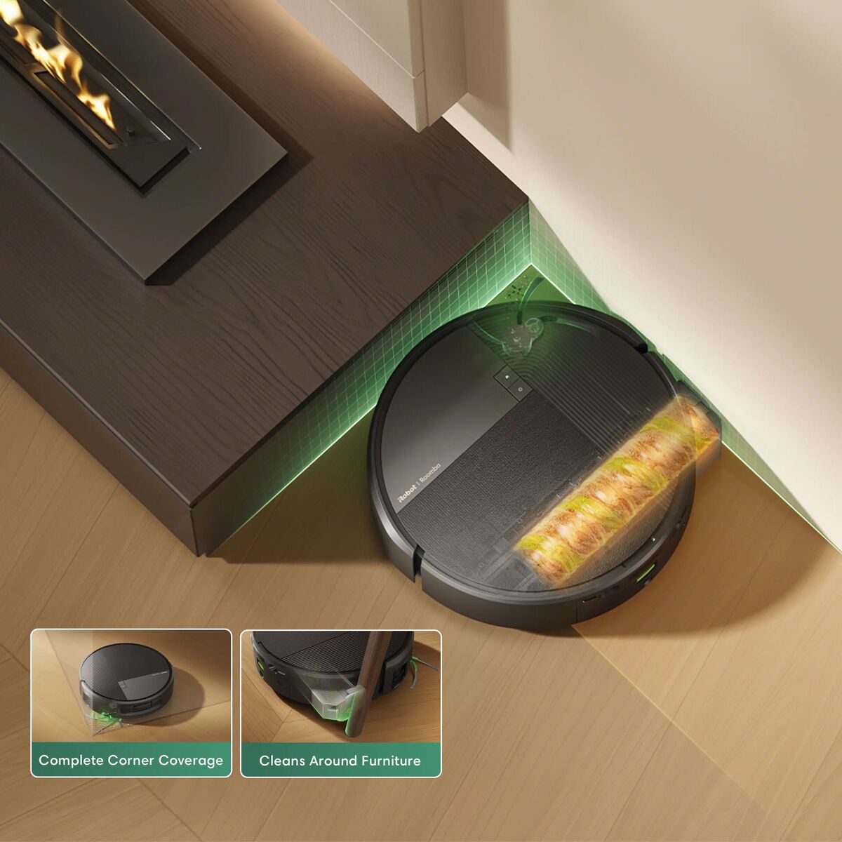 Čisto i u stěn a v rozích – iRobot Roomba Max 875 Combo
