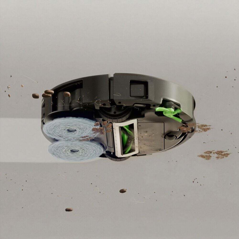 Drhne i zaschlé skvrny – iRobot Roomba Plus 575 Combo + AutoWash dock