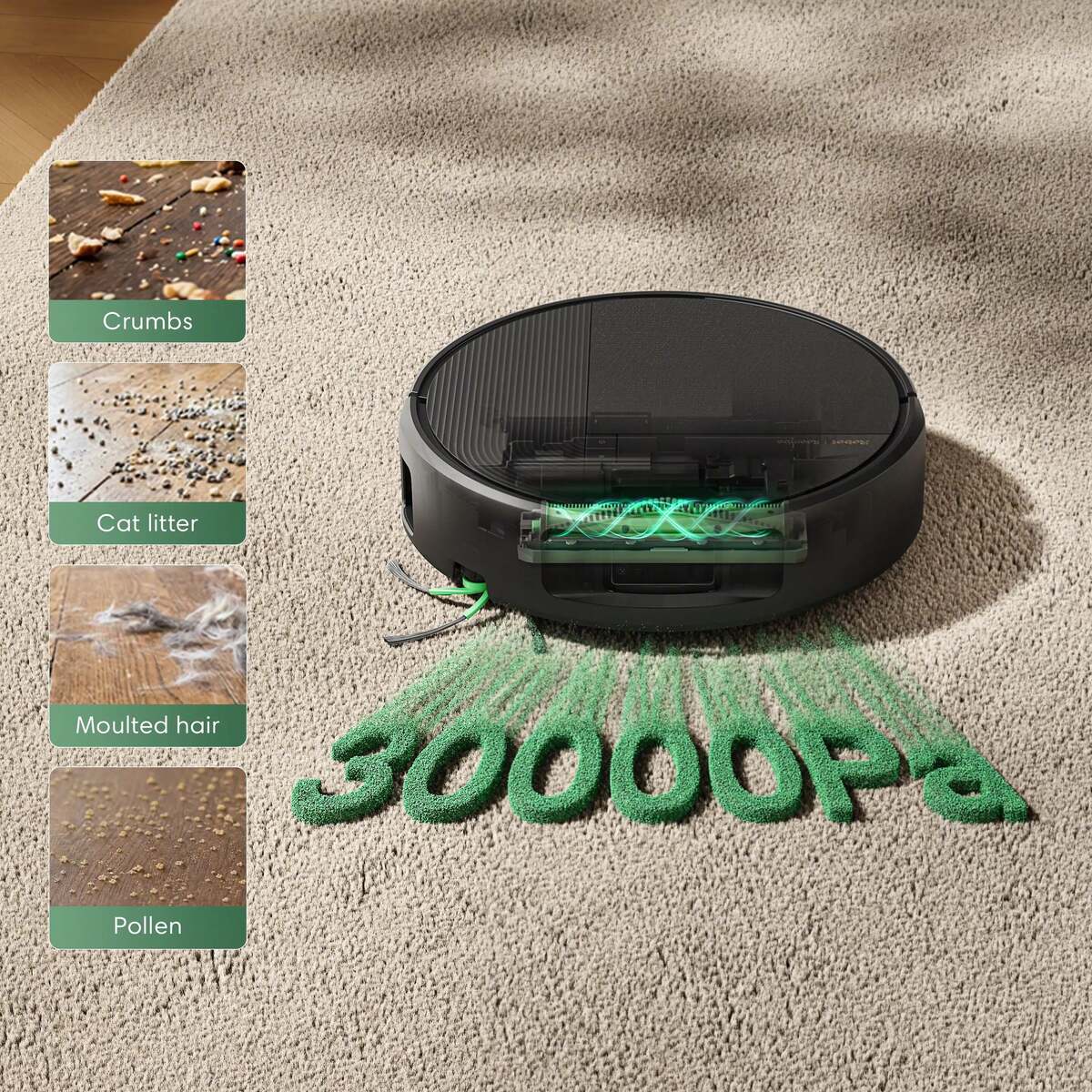 Sací výkon 30 000 Pa – iRobot Roomba Plus 675 Combo + AutoWash dock