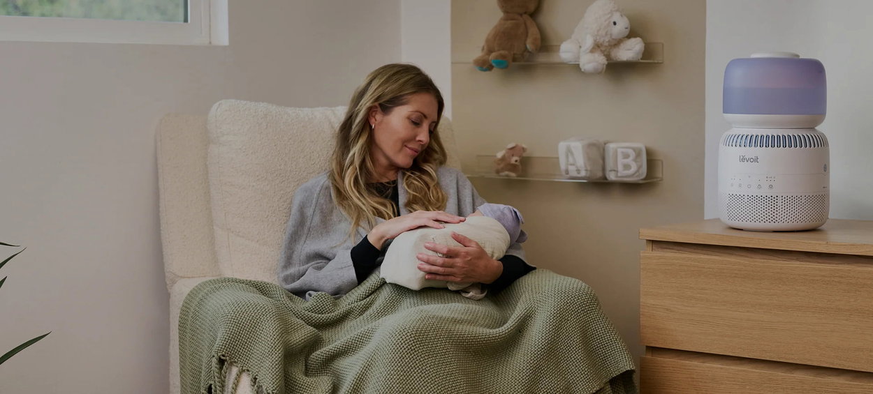 Odpařovací zvlhčovač pro zdravé prostředí v dětském pokoji – Levoit Baby 3,8 l