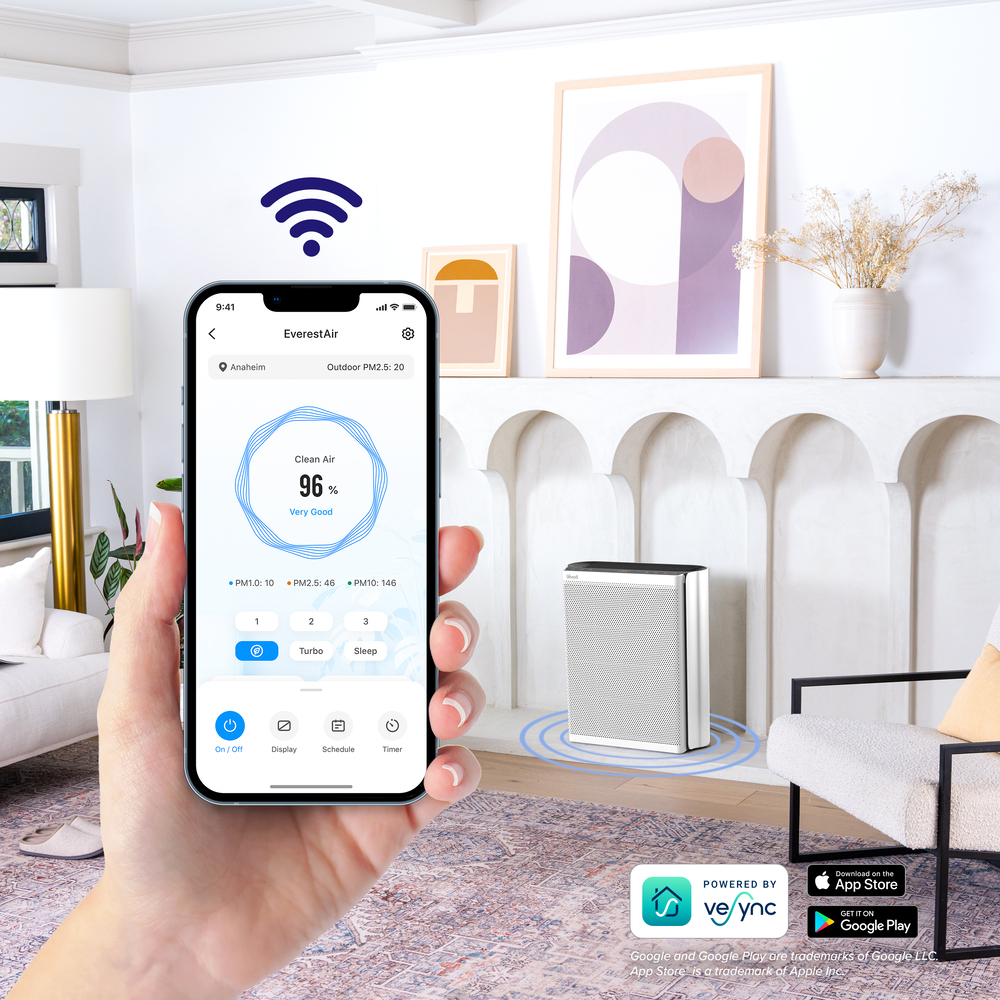Chytré ovládání Levoit Everest Air Smart