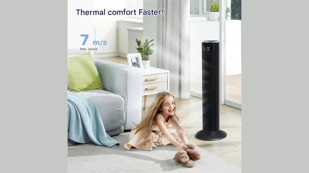 Provozní režimy ventilátoru Levoit TempSense F361 Vortex