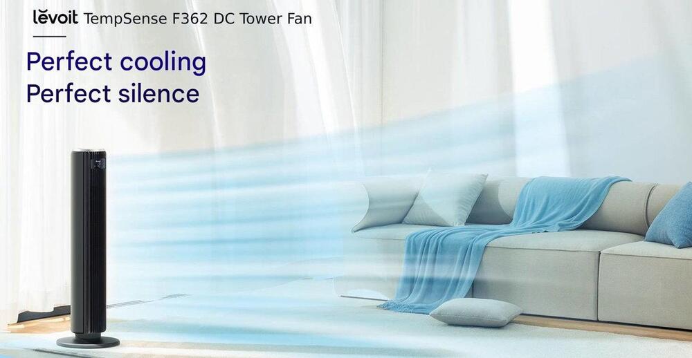 Osvěžení ventilátoru Levoit TempSense F362 DC Vortex