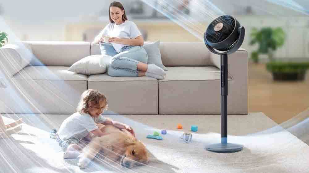 Výkonné chlazení ventilátoru Levoit TempSense R432 DC