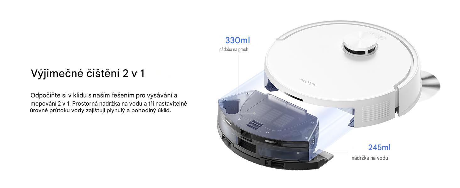 Vysávání a mopování 2v1 MOVA E20s Pro Plus