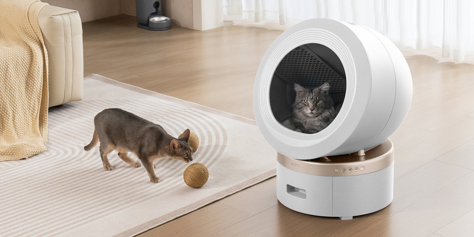 Chytré sledování péče o kočky MOVA MeowgicPod LR10 Prime