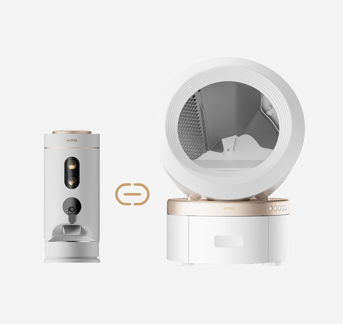 Synchronizace s krmítkem MOVA PF20 Pro MOVA MeowgicPod LR10 Prime